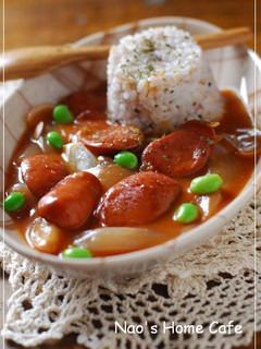 ソーセージ*トマトハヤシライス-レシピのメイン写真