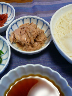ひと味違う薬味で☆梅・ツナ・大葉の素麺-レシピのメイン写真