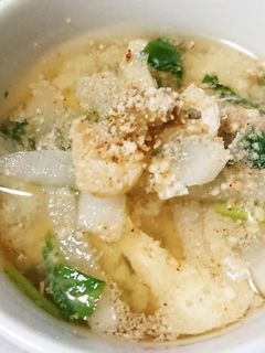 大根☆三つ葉の味噌汁-レシピのメイン写真