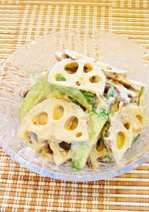 😊簡単♪シャキシャキ蓮根のツナマヨサラダ😊-レシピのメイン写真