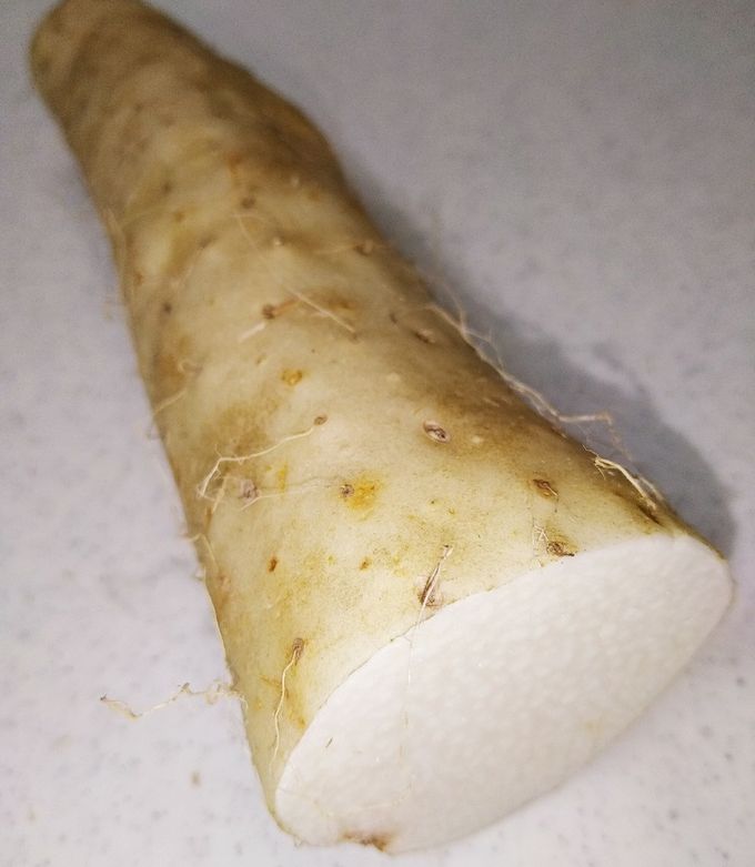 皮ごと食べよっ！長芋のヒゲの取り方　-レシピのメイン写真