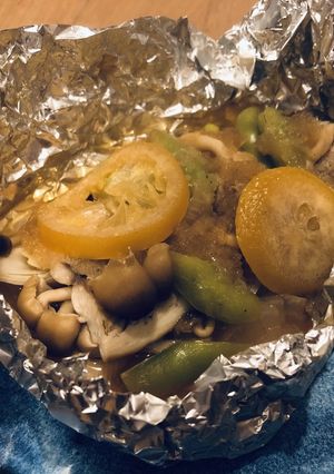 【ホットクック 】野菜たっぷり白身魚蒸し-レシピのメイン写真