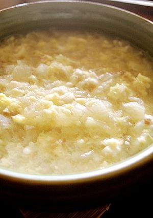 フワッとさっぱり！卵と梅の野菜スープ♪-レシピのメイン写真