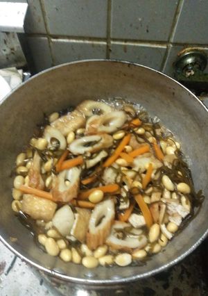1品欲しい時に！昆布と大豆の簡単煮！-レシピのメイン写真