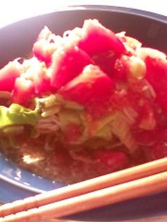 ヘルシー♪トマトそうめん-レシピのメイン写真