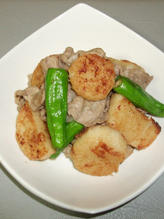 山芋と豚肉のオイスターソース炒め-レシピのメイン写真