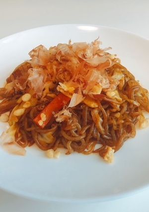 糸こんにゃく焼そば-レシピのメイン写真