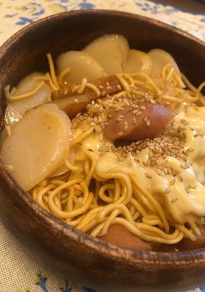 市販の麺で美味しく簡単！ラッポギ-レシピのメイン写真