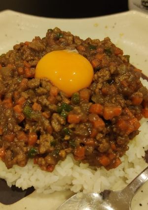 市販のルーでカフェ風キーマカレー-レシピのメイン写真