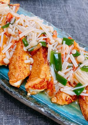 カリカリ絹厚揚げの中華あんかけ-レシピのメイン写真