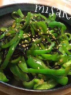 あっという間の塩昆布ピーマン炒め☆-レシピのメイン写真