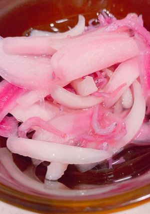 5分でできる◎赤玉ねぎとじゃこの甘酢和え-レシピのメイン写真