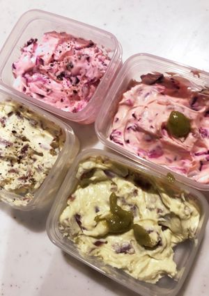 サラミと柴漬けでクリームチーズのディップ-レシピのメイン写真
