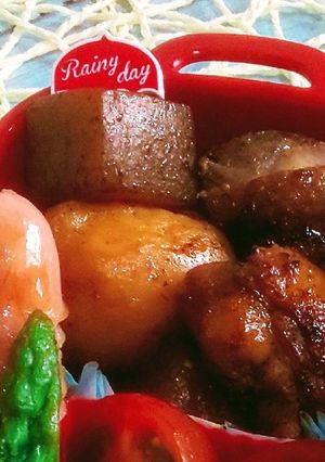 お弁当のおかずにピッタリ焼き鶏ジャガ-レシピのメイン写真