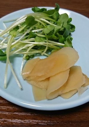 手抜きのガリ(生姜の漬物)-レシピのメイン写真