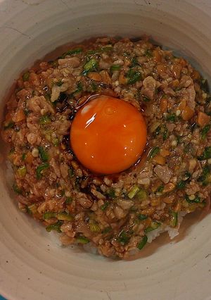 豚納豆のなめろう丼-レシピのメイン写真