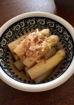 ホワイトアスパラの柑橘お浸し-レシピのメイン写真