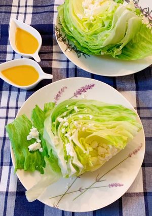 シャキシャキレタス丸ごとサラダ-レシピのメイン写真