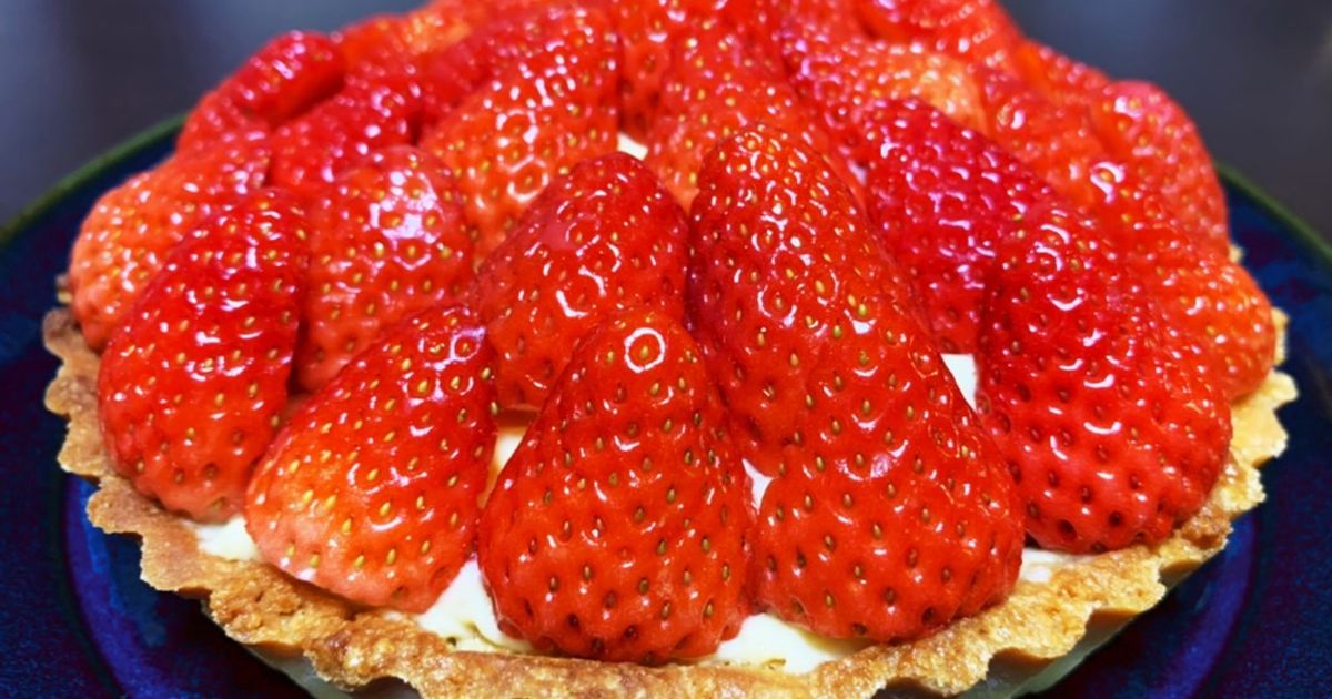 キラキラ☆いちごタルト by toshimasu 【クックパッド】 簡単おいしい