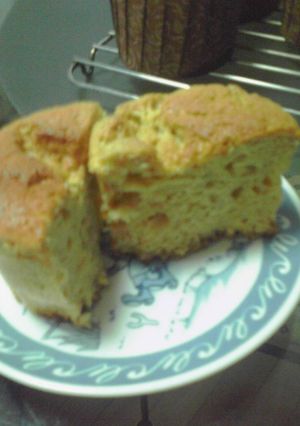 ヨーグルトカシスのプチシフォンケーキ-レシピのメイン写真