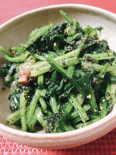 しっかり計ってみた!ほうれん草の胡麻和え-レシピのメイン写真