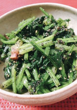 しっかり計ってみた！ほうれん草の胡麻和え-レシピのメイン写真