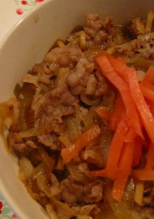 *牛　丼*-レシピのメイン写真