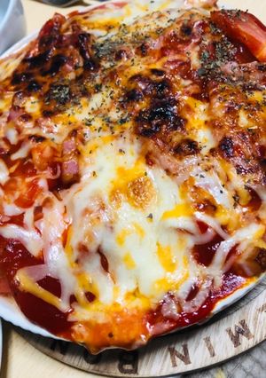 豆腐でつくる爆弾トマトチーズグラタン-レシピのメイン写真
