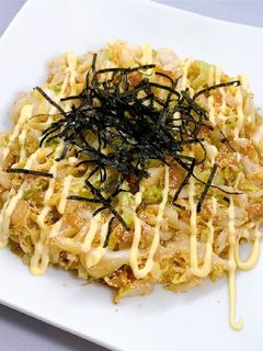 揚げ玉入りキャベツとたらこの炒めもの-レシピのメイン写真