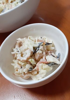 ひじき煮リメイク! キャベツサラダ　-レシピのメイン写真