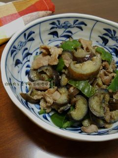 簡単!!☆豚肉となすの甘味噌炒め☆-レシピのメイン写真