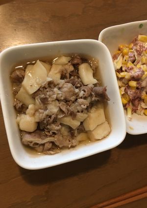意外美味しい！はんぺんと牛肉のぼっかけ煮-レシピのメイン写真