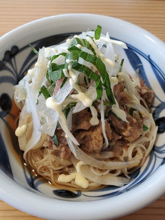 さばみそ缶アレンジ✴さばごまそうめん-レシピのメイン写真