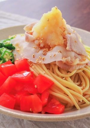 やわらか冷しゃぶで冷製パスタ☆-レシピのメイン写真