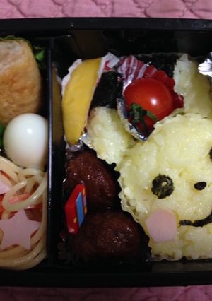 キャラ弁当（ピカチュウ）。-レシピのメイン写真