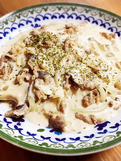 牛肉とエリンギの濃厚クリーム煮-レシピのメイン写真