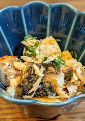 焼きサバのナッツ大葉和え-レシピのメイン写真