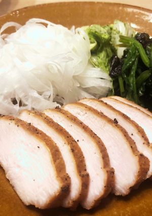 自作サラダチキンからのスモークチキン-レシピのメイン写真