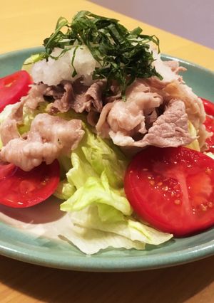 暑い日に☆牛しゃぶおろしサラダ-レシピのメイン写真