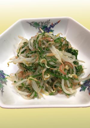 さっぱり夏の香り　もやしの酢の物-レシピのメイン写真