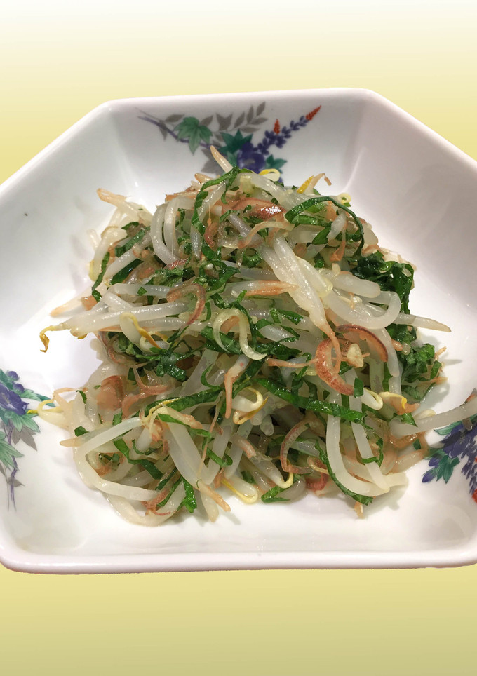 さっぱり夏の香り　もやしの酢の物-レシピのメイン写真