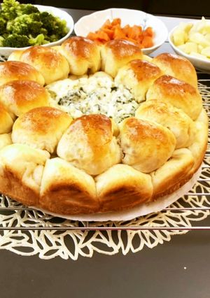 ちぎりパンでチーズフォンデュ-レシピのメイン写真