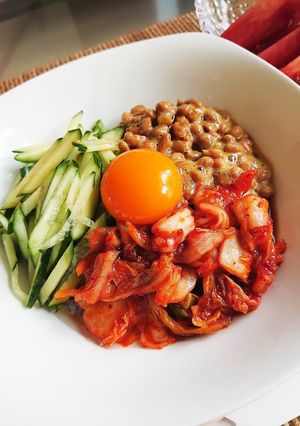 ☆白滝のねばねばキムチ麺☆-レシピのメイン写真