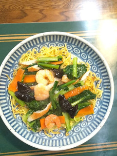 かた焼きそば 小松菜入り-レシピのメイン写真