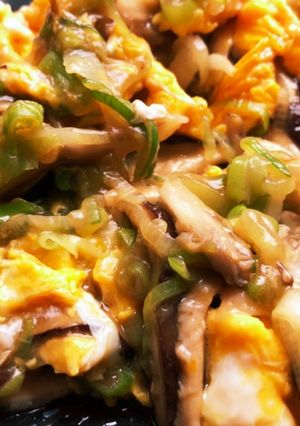 中華あんかけ風きのこ卵炒め-レシピのメイン写真