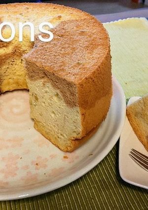 ふわふわ☆豆腐入り2層シフォン-レシピのメイン写真