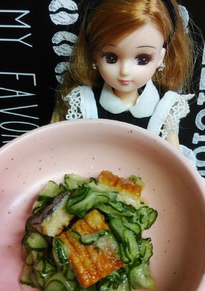 リカちゃん♡うなぎ？うざく風酢の物ᐝꕀᐝ-レシピのメイン写真