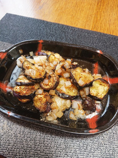 帆立だしだけ☆簡単なすと新玉ねぎ炒め-レシピのメイン写真