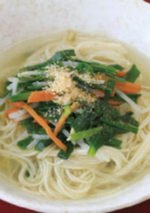 あっさりとした、ラーメン風そうめん-レシピのメイン写真