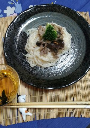 具沢山　肉そうめん-レシピのメイン写真